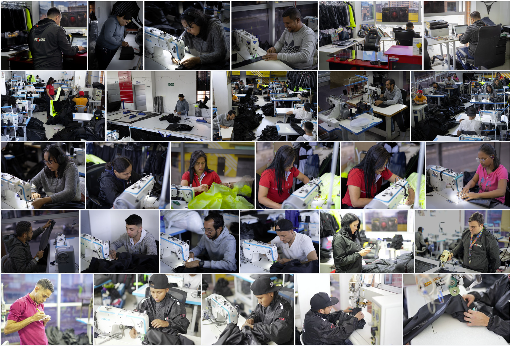 Detalle costura y acabados